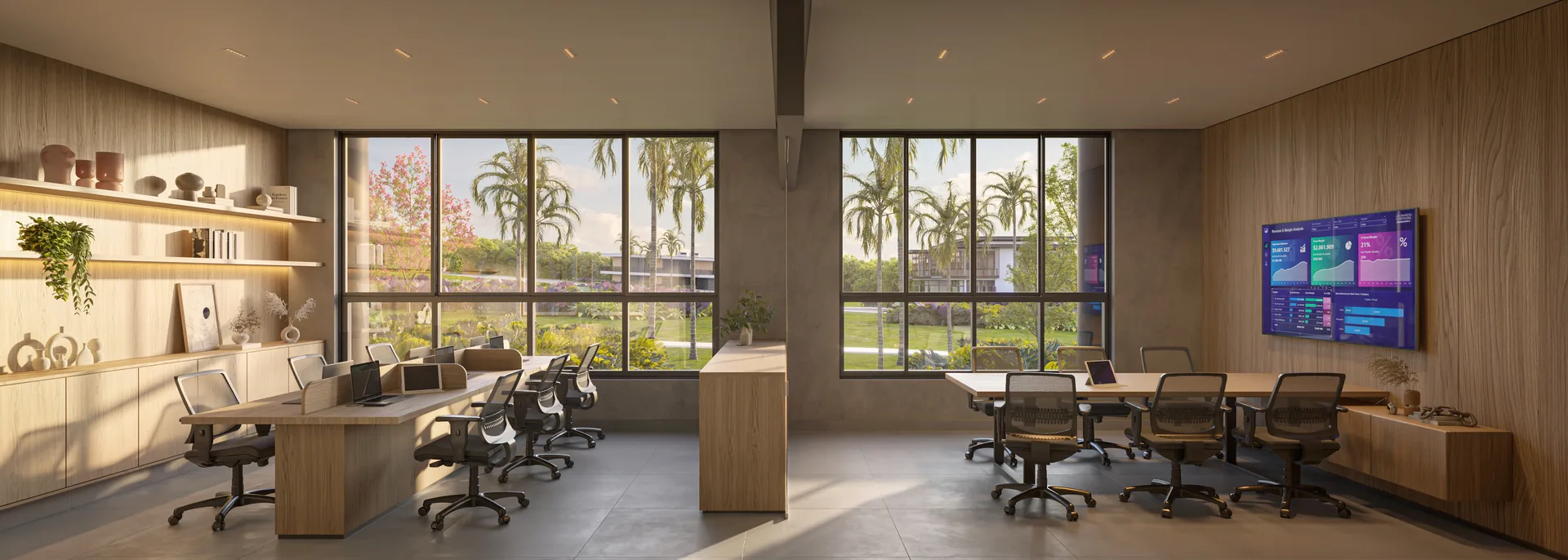 Citàge Santé — área comum — Espaço de coworking
