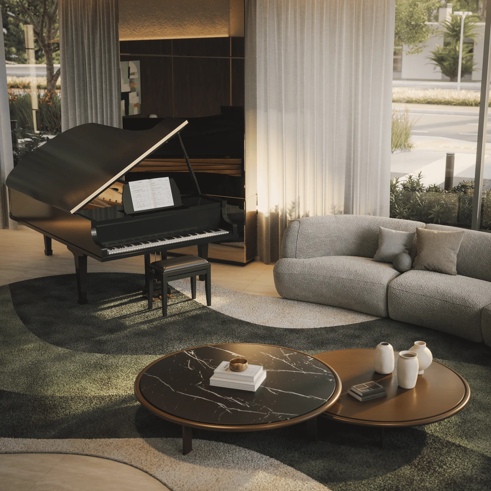 City Altier — área comum — Lobby com lounge