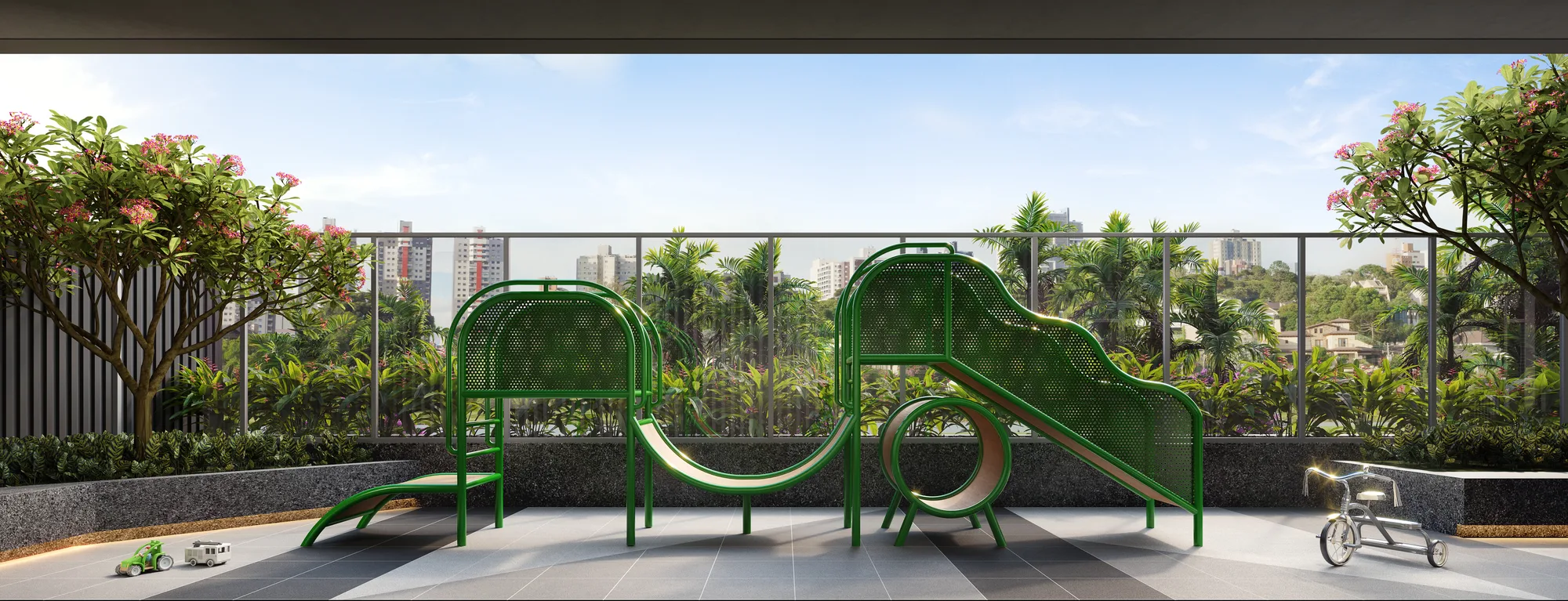 City House — área comum — Playground