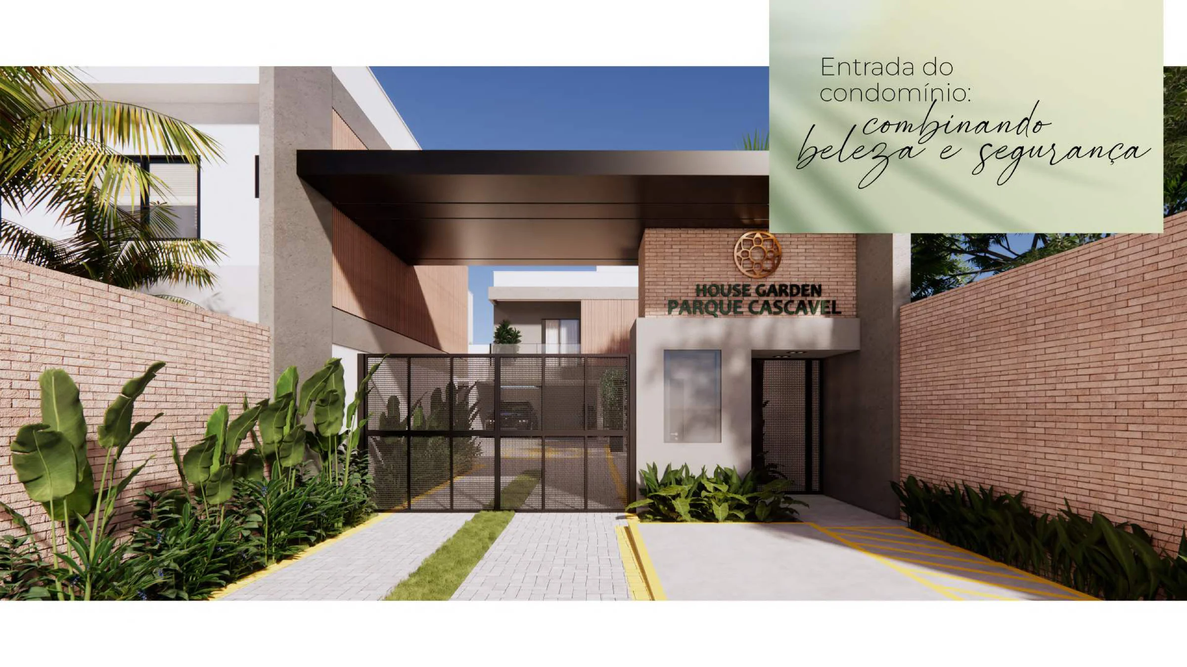Lounge de entrada do empreendimento