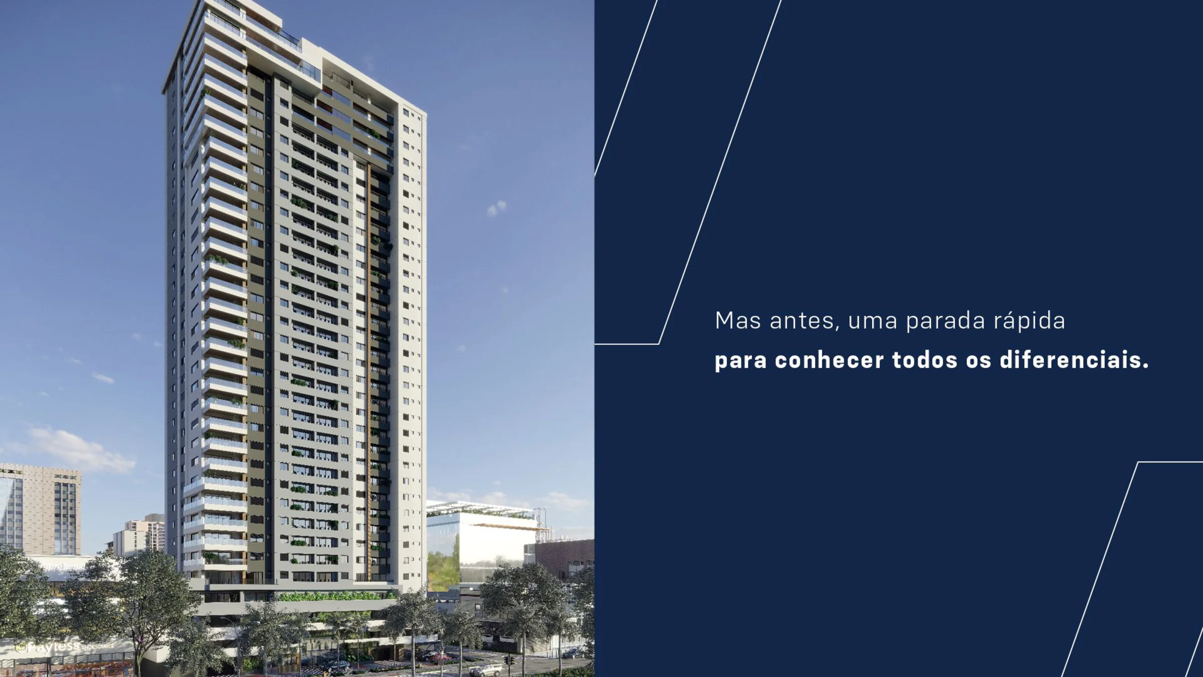 Fachada do empreendimento