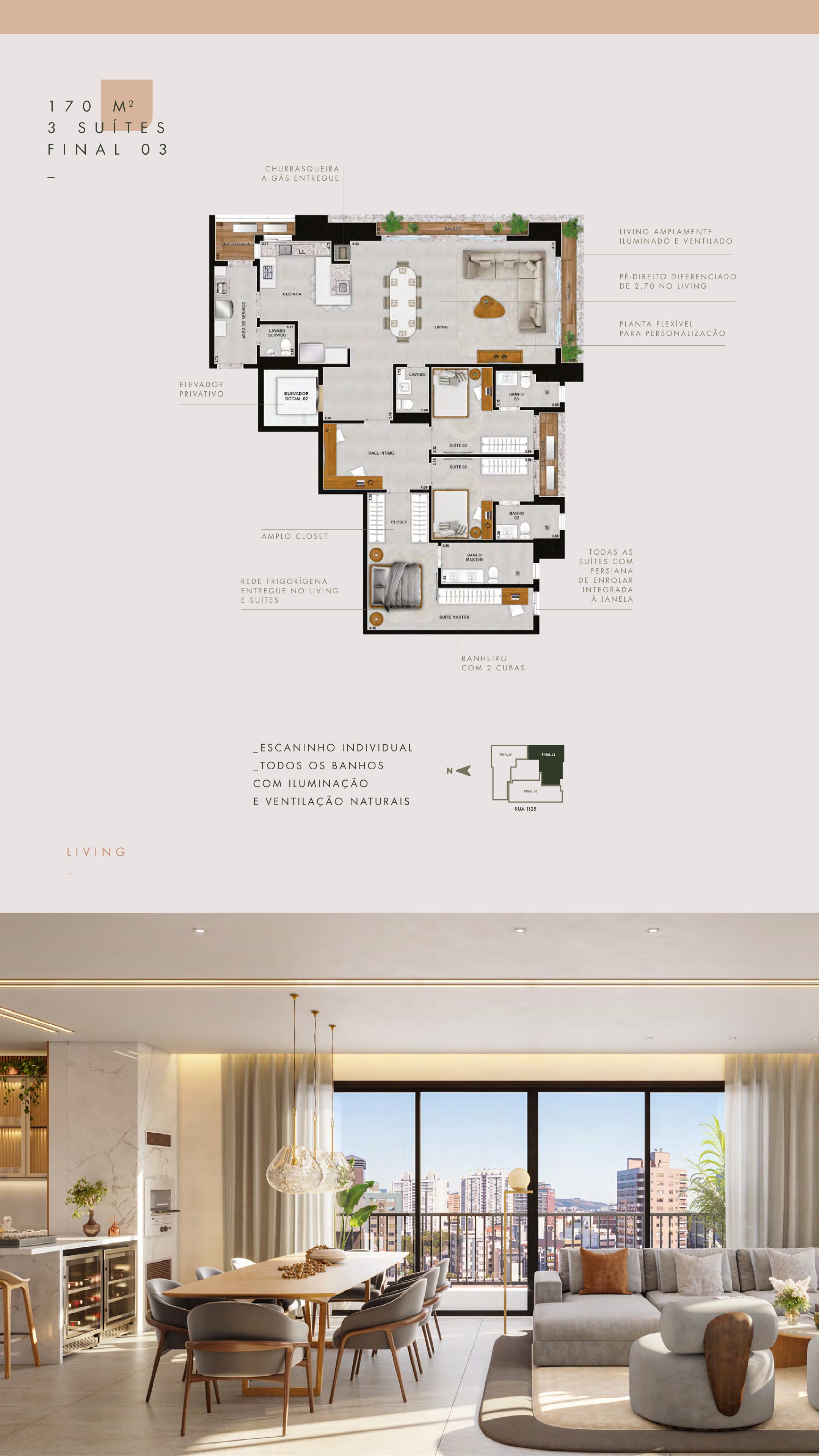 Planta — Apartamento Tipo Final 03