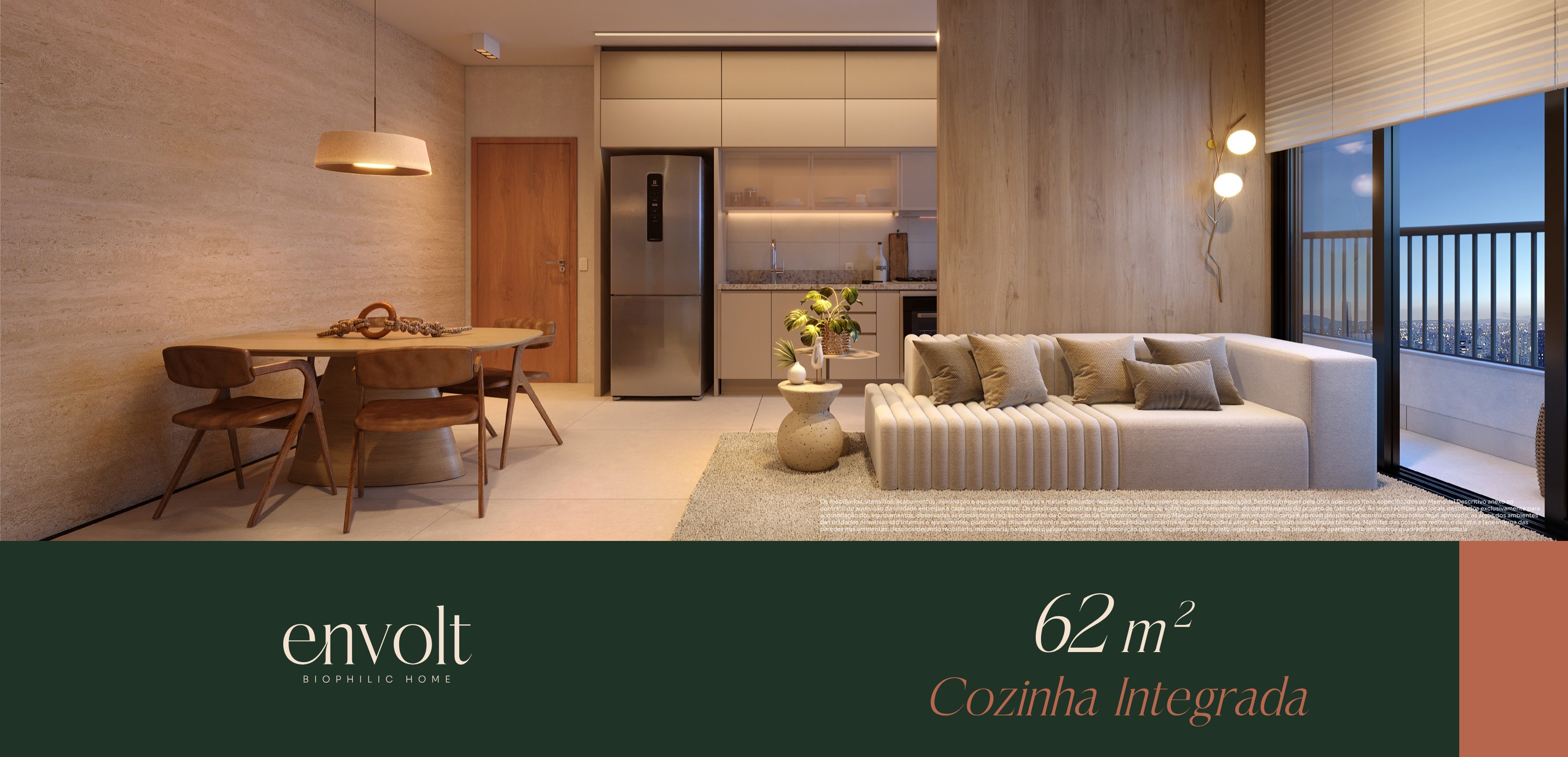 Planta — Apartamento Tipo 62m²
